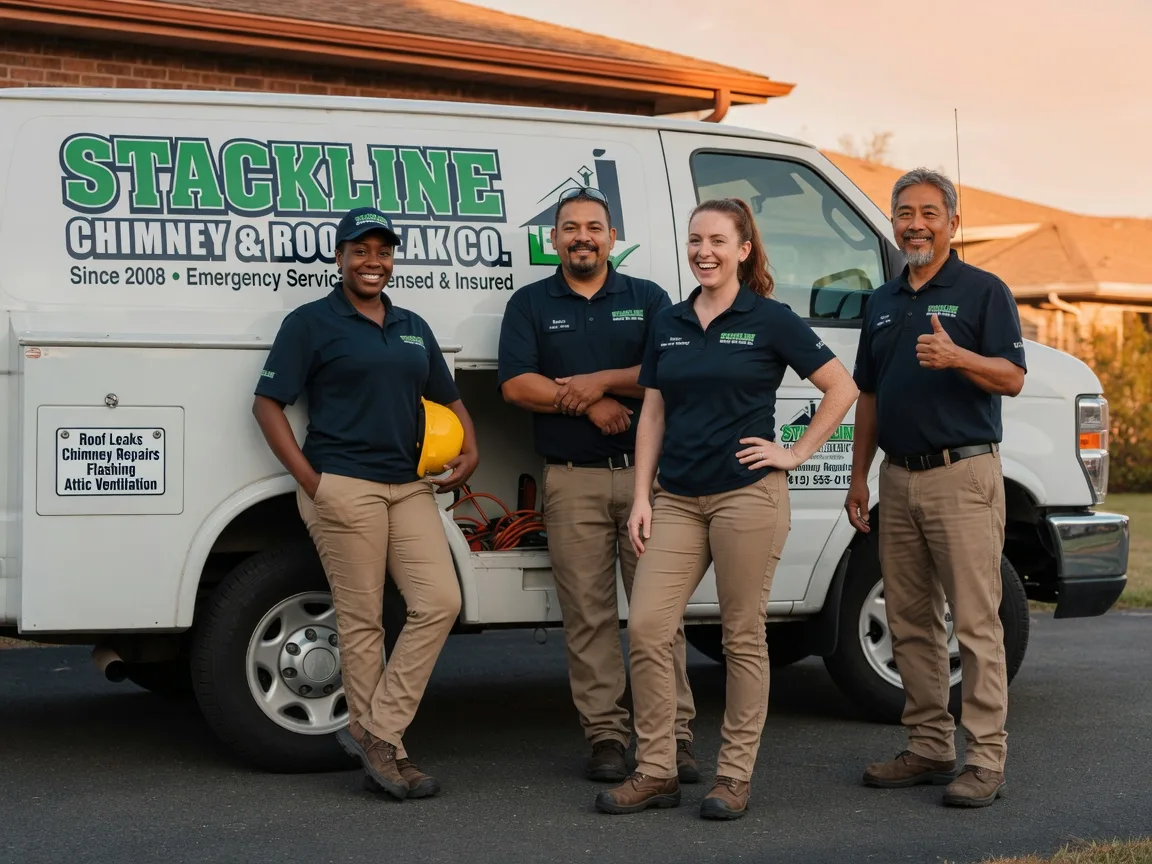 Chimney flashing repair company in Brea, CA